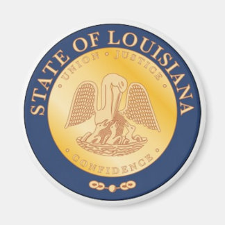 Louisiana State Seal Magnet Magneet