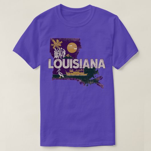 Louisiana State T-shirt (Design voorkant)