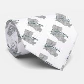 Louisiana State Typography Stropdas (Opgerold)