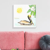 Louisiana Stretched Canvas Print (Insitu (Woonkamer))