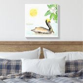 Louisiana Stretched Canvas Print (Insitu (Slaapkamer))