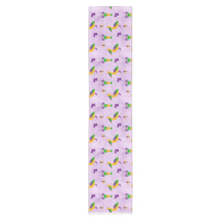 Louisiana Themed Mardi Gras Table Runner Korte Tafelloper