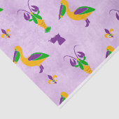 Louisiana Thmed Mardi Gras Tissuepapier (Detail)