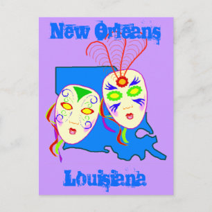 Louisiana Travel Promouvoir promo Carte postale Ma