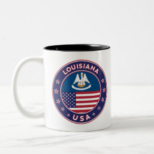 Louisiana Tweekleurige Koffiemok