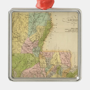 Louisiana US Metalen Ornament