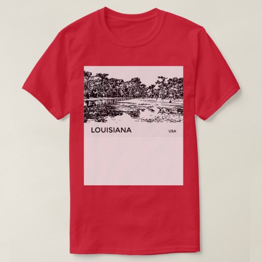 Louisiana USA TShirt (Design devant)