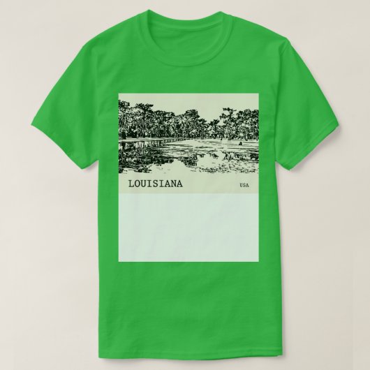 Louisiana USA TShirt - 1 (Design devant)