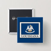 Louisiana Vierkante Button 5,1 Cm (Voorkant /achterkant)
