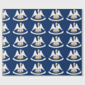 Louisiana vlag cadeaupapier (Vlak)