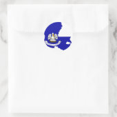 Louisiana-vlag Ronde Sticker (Tas)