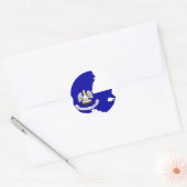 Louisiana-vlag Ronde Sticker (Envelop)
