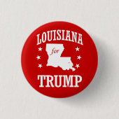 LOUISIANA VOOR TRUMP RONDE BUTTON 3,2 CM (Voorkant)
