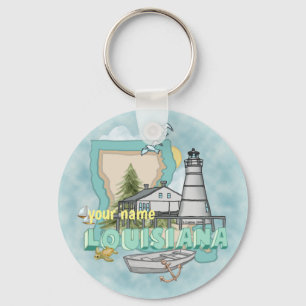 Louisiana-vuurtoren sleutelhanger