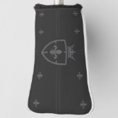 Louisiana wapenschild Fleur de Lis Golfheadcover (Draai 90)