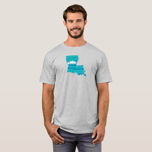 Louisiana Wave Vist T-shirt (Voorkant volledig)