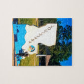 Louisiana welkomstpuzzel legpuzzel (Horizontaal)