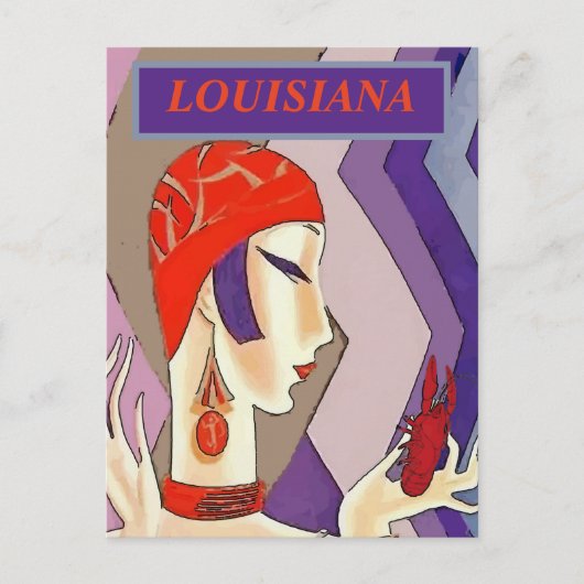 LOUISIANA, zeeduivel Briefkaart (Voorkant)
