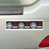 Louisiana Zombie Hunting Permit Bumpersticker (Op auto)