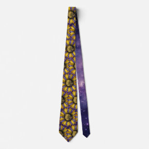 Louisiana Zonnebloem/Tijger/Fleur-de-Lis Halsdoek Stropdas