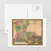 LouisianaPanoramic MapLouisiana Briefkaart (Voorkant / Achterkant)