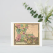 LouisianaPanoramic MapLouisiana Briefkaart (Staand voorkant)