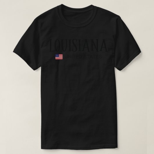 Louisiane États-Unis TShirt - 1 (Design devant)
