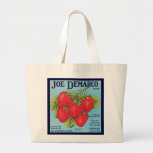 Louisiane Étiquette de crème aux fraises - Sac