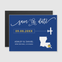 Louisiane Mariage Enregistrer la carte de la date,