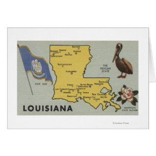 LouisianeCarte détaillée de l'ÉtatLouisiane