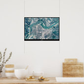 Louisville, affiche satellite du Kentucky (Cuisine)