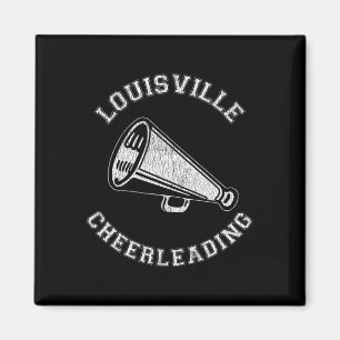 Louisville Cheer Vervingste Retro 90's Cheerleader Magneet