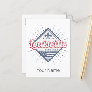 Louisville City Kentucky Verenigde Staten Verenig Feestdagenkaart
