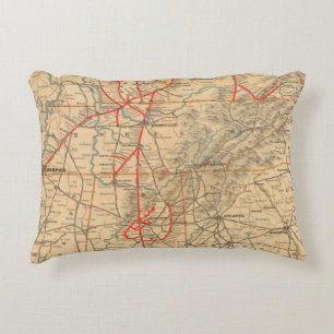 Louisville en Nashville Railroad Accent Kussen