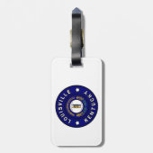 Louisville Kentucky Bagagelabel (Achterkant verticaal)