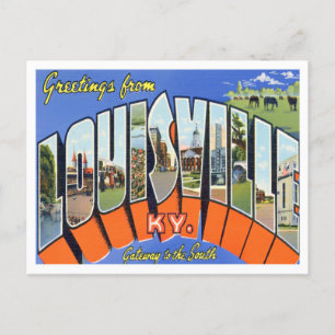 Louisville, Kentucky  Big Letters Briefkaart