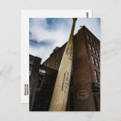 LOUISVILLE KENTUCKY GIANT BASEBALL BAT Carte posta (Devant / Derrière)