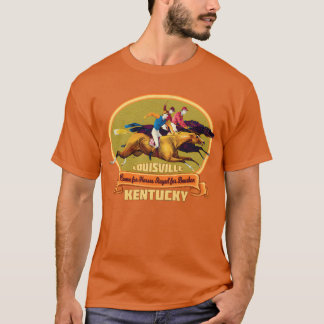 Louisville Kentucky Horse Racing Bourbon Derby Ret T-shirt
