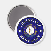 Louisville Kentucky Magneet (Voorkant / Achterkant)