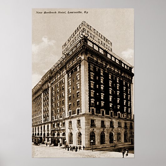 Louisville Kentucky Seelbach Hotel Poster (Voorkant)