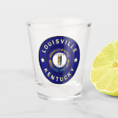 Louisville Kentucky Shot Glas (Voorkant)
