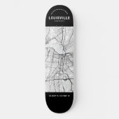 Louisville, Kentucky Stadsplattegrond Skateboard (Voorkant)