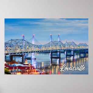 Louisville, Kentucky, Verenigde Staten Poster