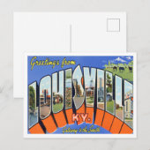 Louisville, Kentucky Vintage Big Letters Carte pos (Devant / Derrière)