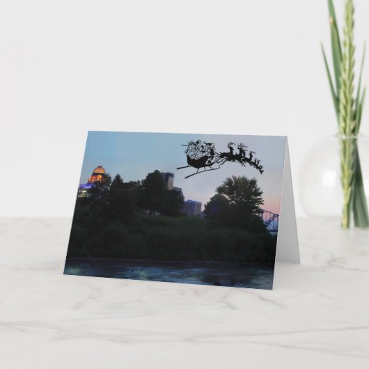 Louisville Kerstmis Feestdagen Kaart (Voorkant)