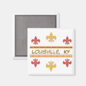 Louisville, KY Magneet (Voorkant / Achterkant)