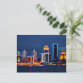 Louisville Ky Skyline Briefkaart (Staand voorkant)
