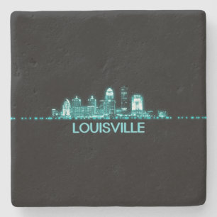 Louisville Skyline Stenen Onderzetter