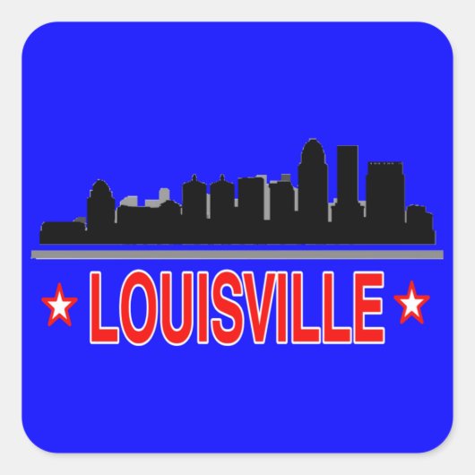 Louisville Skyline Travel Stickers (Voorkant)