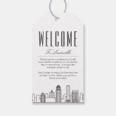 Louisville Skyline | Welkomstberichten — Labels Cadeaulabel (Voorkant)